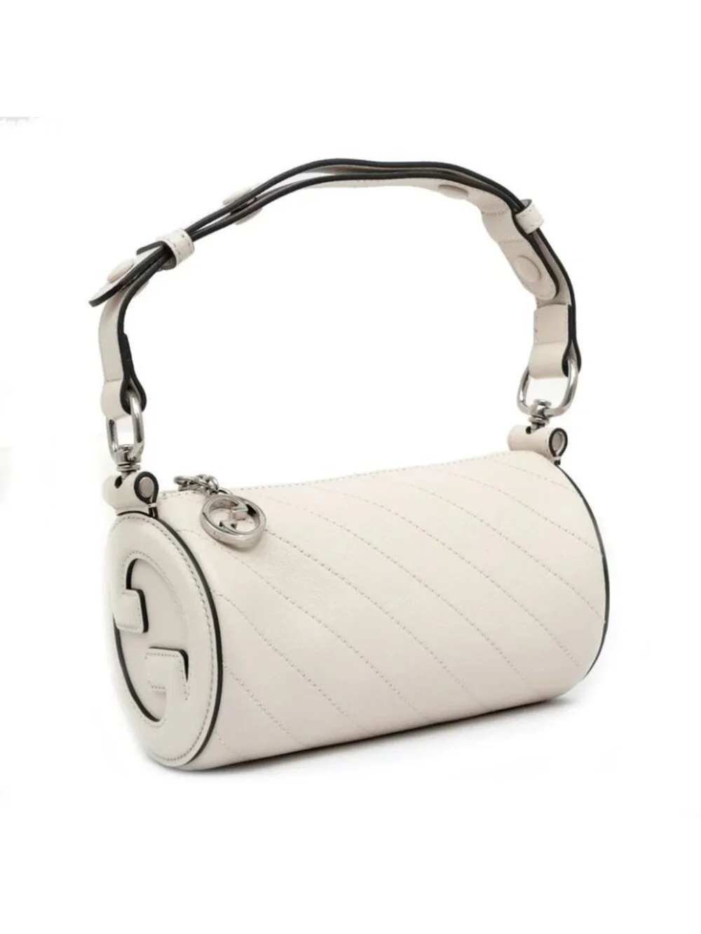 Gucci Blondie Mini Shoulder Bag one White Leather - Picture 2 of 10